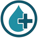 Vicente Caps Industries logo - chemical flask icon